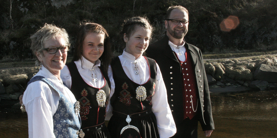 Family dressed up - we look forward to meeting you!